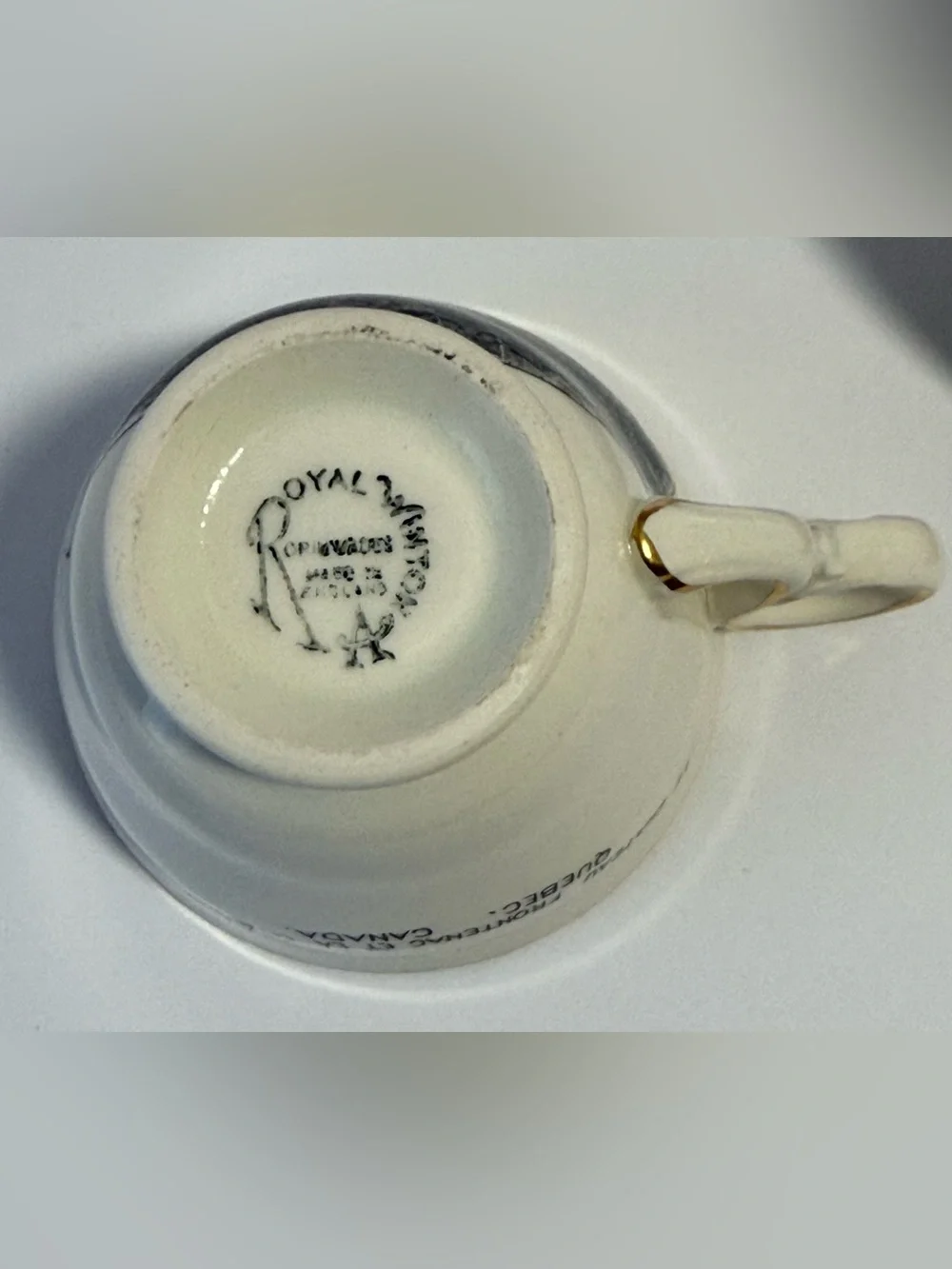 Vintage Royal Winton England Chateau Frontenac Cup & Saucer